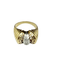 Ring 54 Yellow gold ring with 3 diamonds 58 Facettes