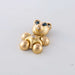 Pendant Articulated Teddy Bear Pendant Diamonds and Sapphires 58 Facettes
