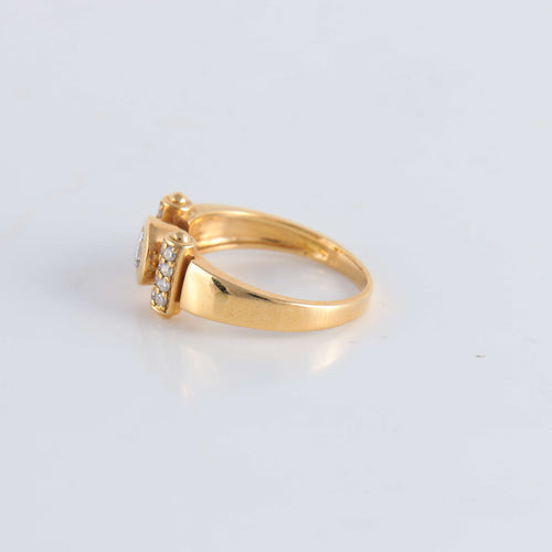 Bague 51 Bague Solitaire 0.30ct accompagné 58 Facettes FM52