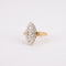 Bague 58 Bague marquise en or jaune, diamants 58 Facettes