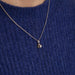 Necklace Length: 46 cm / White/Grey / 750 Gold Diamond Necklace of 0.42 carat 58 Facettes 210165R