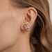 Yellow / 750 Gold Earrings Amethyst Ear Clips 58 Facettes 210100R