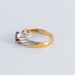 Ring 53 Two-tone Ruby and Diamond paving ring 58 Facettes FM77