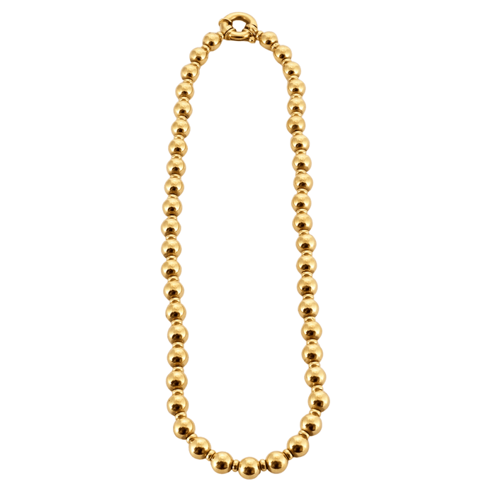 Collier Collier or jaune boules 58 Facettes