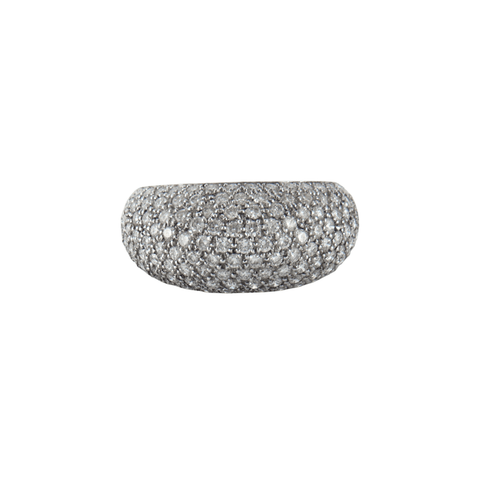 Bague Bague en or blanc & diamants 58 Facettes