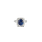 Bague Bague rectangle Saphir Diamants 58 Facettes BO994