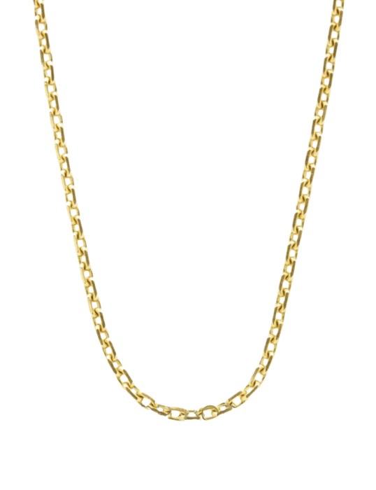 Cable link chain necklace 58 Facettes 27561