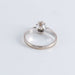 Ring 56 Solitaire ring white gold Diamond 0.50ct 58 Facettes FM86