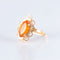 Bague 51 Bague Marquise Citrine 58 Facettes Ref JE245