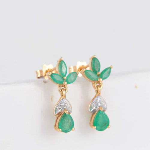 Boucles d'oreilles Boucles d'oreilles Emeraudes 58 Facettes 1