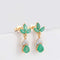 Boucles d'oreilles Boucles d'oreilles Emeraudes 58 Facettes 1