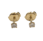 Boucles d'oreilles Boucles d'oreilles puces diamants or jaune 58 Facettes