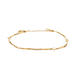 CARTIER bracelet - Yellow gold and diamond chain bracelet 58 Facettes