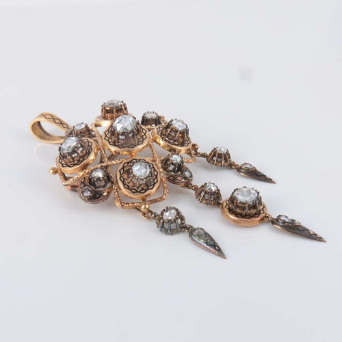 Pendentif Broche-pendentif Diamants 58 Facettes 1