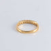 Yellow gold half-alliance ring with 7 diamonds 58 Facettes FM66