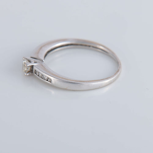 Bague 49 Bague Solitaire Diamant 0.10ct 58 Facettes 1