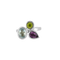 Bague 53 Bague Trilogie Or blanc Péridot Améthyste Aigue-marine 58 Facettes 240045