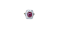 Bague 52 Bague Octogonale Rubis et Diamants 58 Facettes
