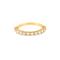 Bague 52 Bague Or jaune pavage Diamants 58 Facettes