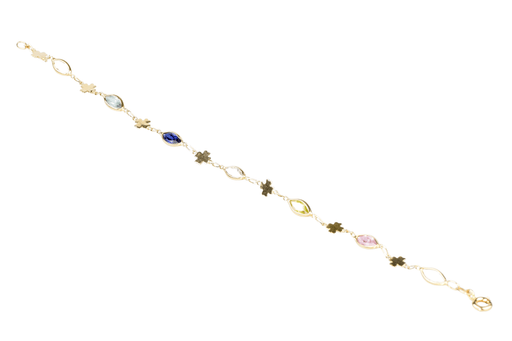 Bracelet Bracelet pierres fines en or jaune 58 Facettes 111.213703-65