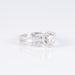 Ring Solitaire Diamond Ring 0.43ct Color D 58 Facettes 1