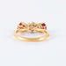Ring Trilogy Ring Ruby Diamonds Yellow Gold 58 Facettes
