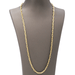 Massive jaseron chain necklace in 18 carat gold 58 Facettes E359871E