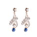 Earrings Dangling earrings Sapphires cabochon Diamonds 58 Facettes 1