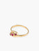Ring Three Ruby Ring 58 Facettes C0112