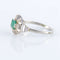 Bague 56.5 Bague style Art Déco Emeraude 58 Facettes 115