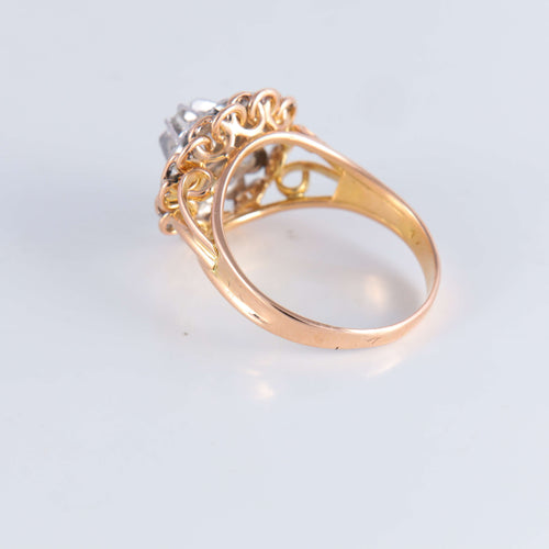 Bague Bague Solitaire Rétro 58 Facettes 1