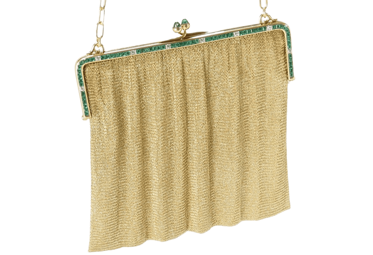 Accessoire Sac Soirée Cotte De Maille Or Jaune 58 Facettes 31814