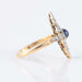 Ring 55 Art Deco Sapphire cabochon ring 58 Facettes 1