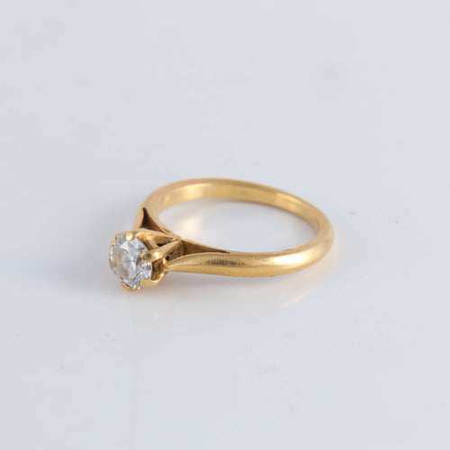 Bague 50 Bague Solitaire Diamant 0.65ct 58 Facettes FM83