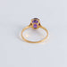 Ring 52 Amethyst Solitaire Ring 58 Facettes FM73