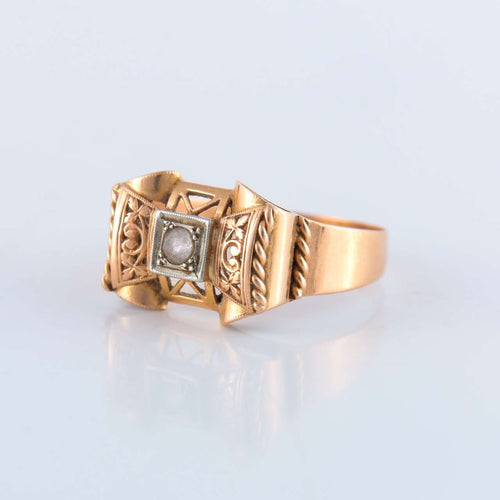 Bague 61 Bague Pont pierre blanche 58 Facettes 145