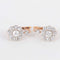 Boucles d'oreilles Boucles d'oreilles Style Pompadour Diamants 58 Facettes 0