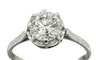 Bague Bague Solitaire Platine Diamant 1.25 ct 58 Facettes