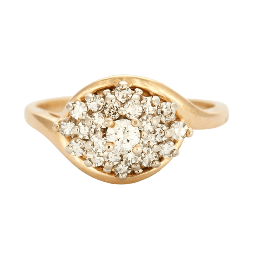Bague dôme étroite