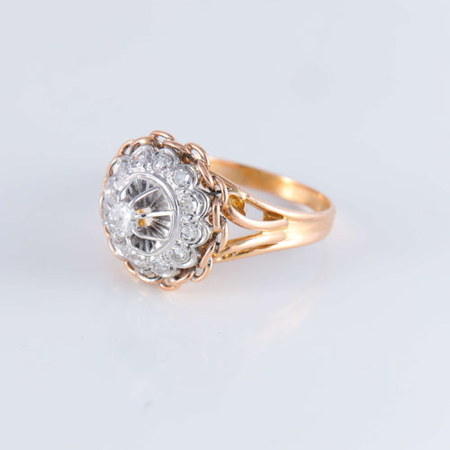 Bague Bague Solitaire Rétro 58 Facettes 1