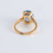 Bague 52 Bague Saphir de Ceylan cabochon 58 Facettes FM112