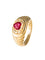 Bague Bague Coeur de rubis 58 Facettes B9856
