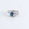 Bague 53 Bague Entrelac Saphir Diamants 58 Facettes FM95