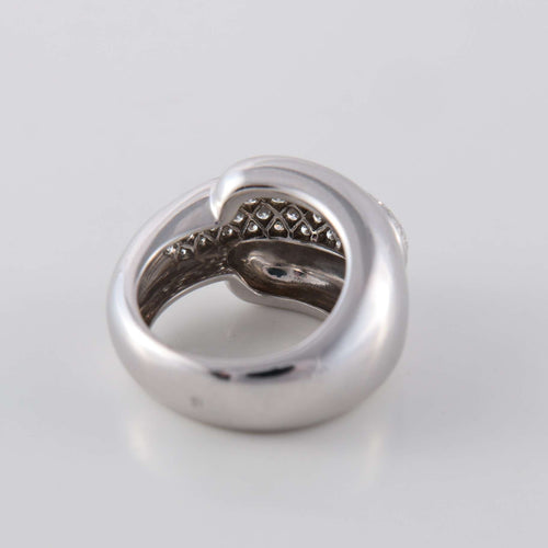 Bague 53 Chaumet bague Jonc pavage Diamants 58 Facettes 1