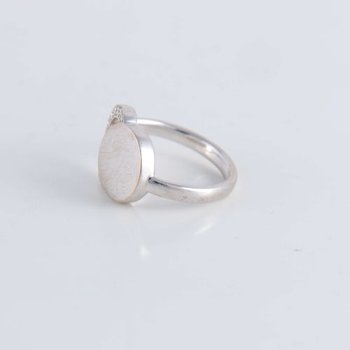 Bague 47 Bague Double cercle Diamants 58 Facettes FM106