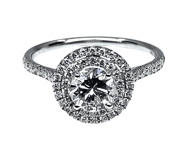 Bague 52 Bague diamants couleur G 58 Facettes AB254