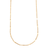 Yellow gold fancy fine mesh chain necklace 58 Facettes