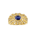 Ring 52 Sapphire diamond bangle ring 58 Facettes Bag.Sun