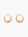 Earrings GOLD “CREOLE” EARRINGS 58 Facettes 130096