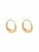 Earrings GOLD “CREOLE” EARRINGS 58 Facettes 130096